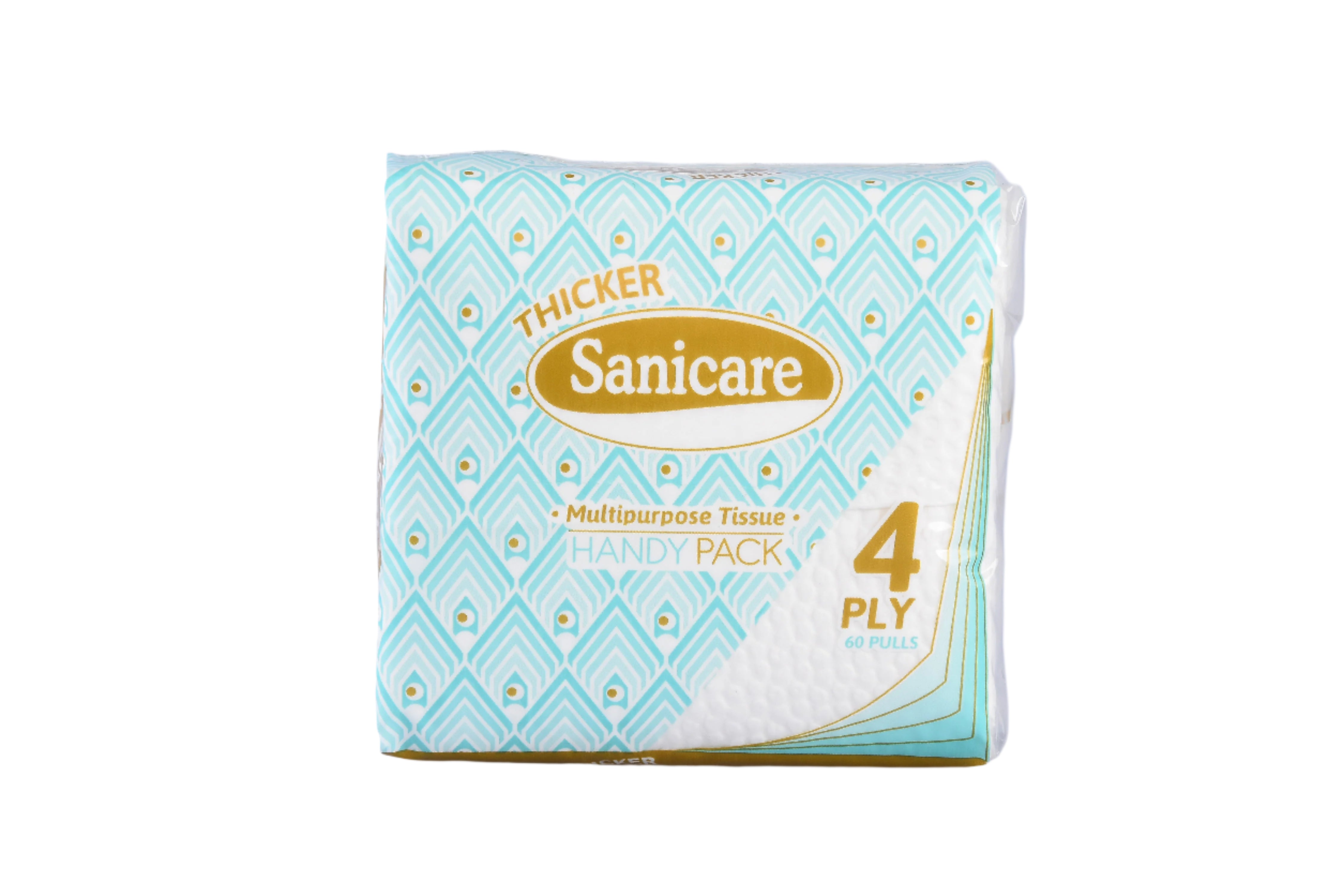 Sanicare Bathroom Tissue Handypack 60Pulls 4ply