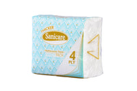 Sanicare Bathroom Tissue Handypack 60-Pulls 4-ply