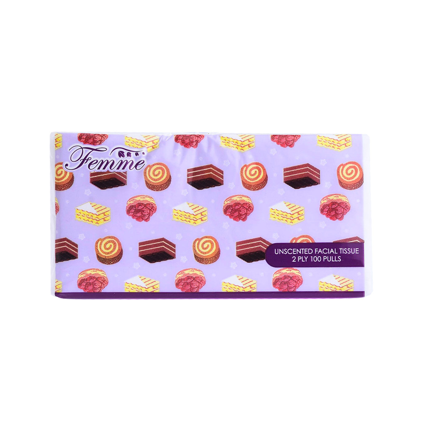 Femme Big Travel Pack Facial Tissue 100 Pulls (1 Pack)
