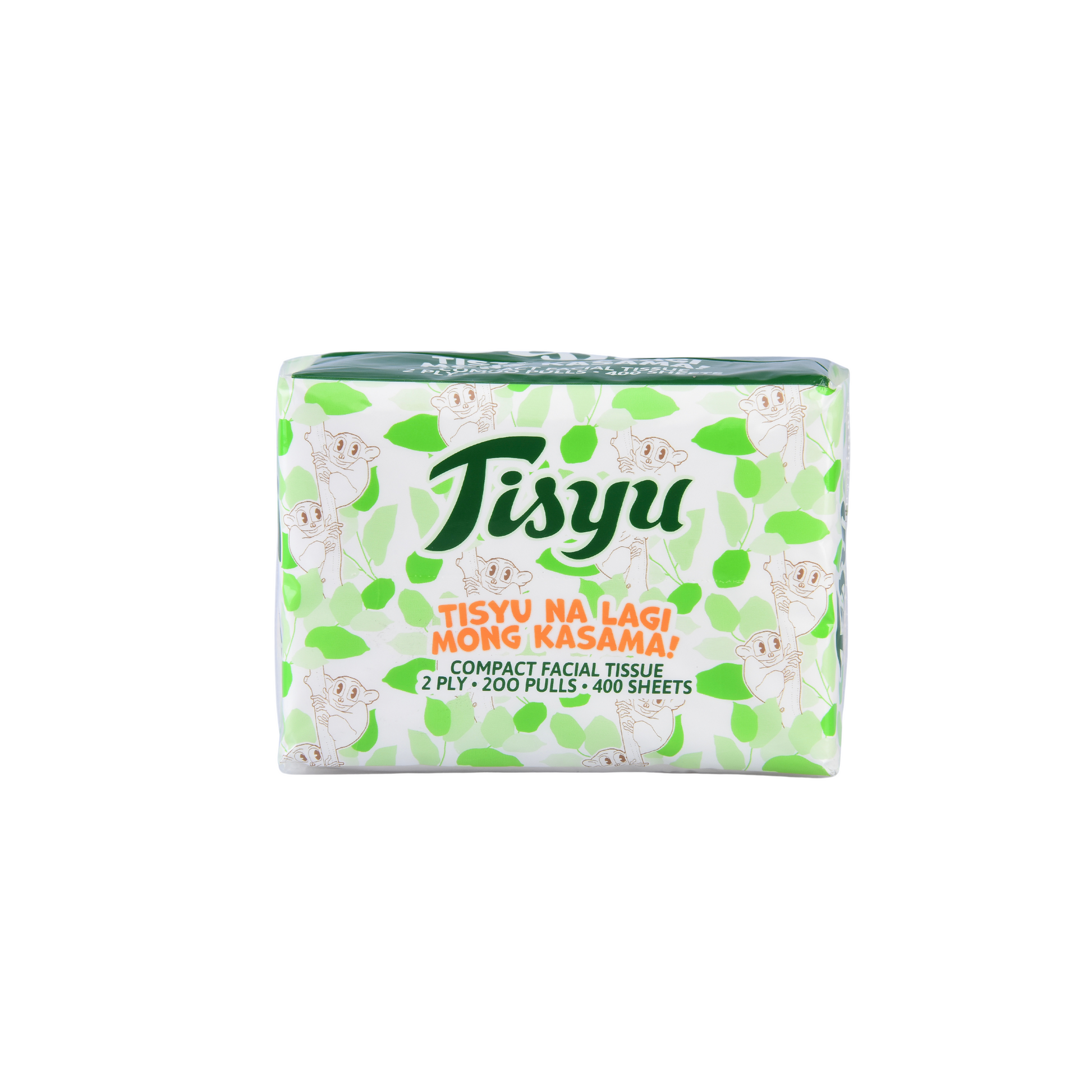Tisyu Compact Facial Tissue 200-Pulls 2-ply