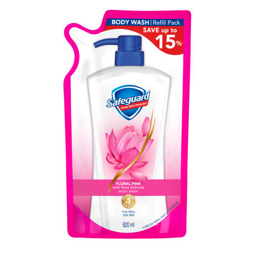 Safeguard Body Wash Pink 620mL