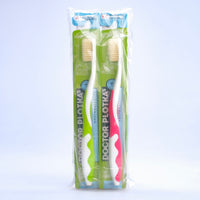 Dr. Plotka's Toothbrush Buy 3 Adult + Get 1 Adult for FREE (Pack of 4)