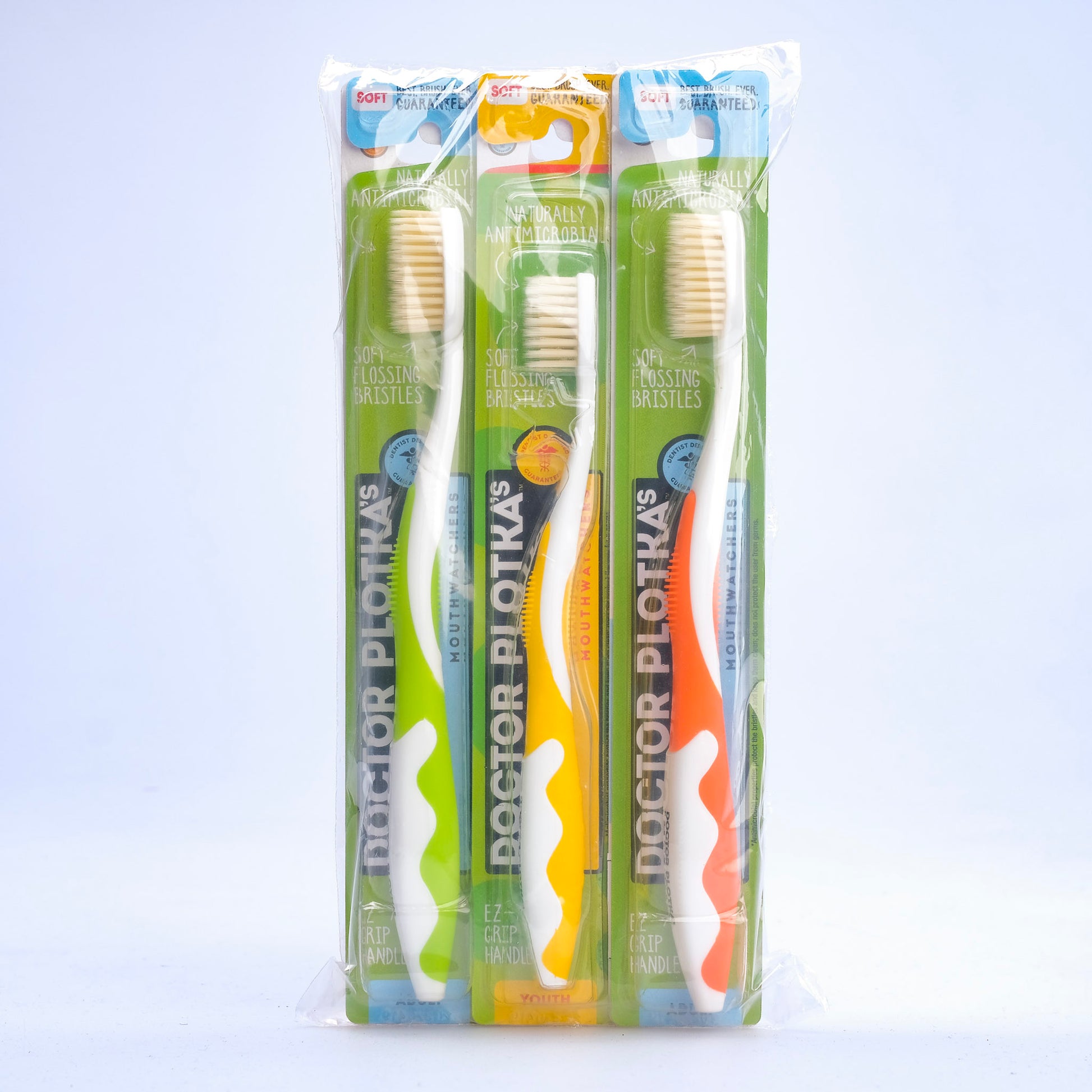 Dr. Plotka's Toothbrush Buy 4 Adult + Get 2 Youth for FREE (Pack of 6)