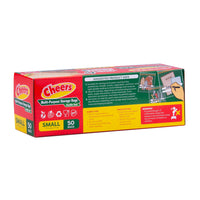 Cheers Small Size Multipurpose Storage Bag 50 Bags - Double Seal (1 Pack) CTC