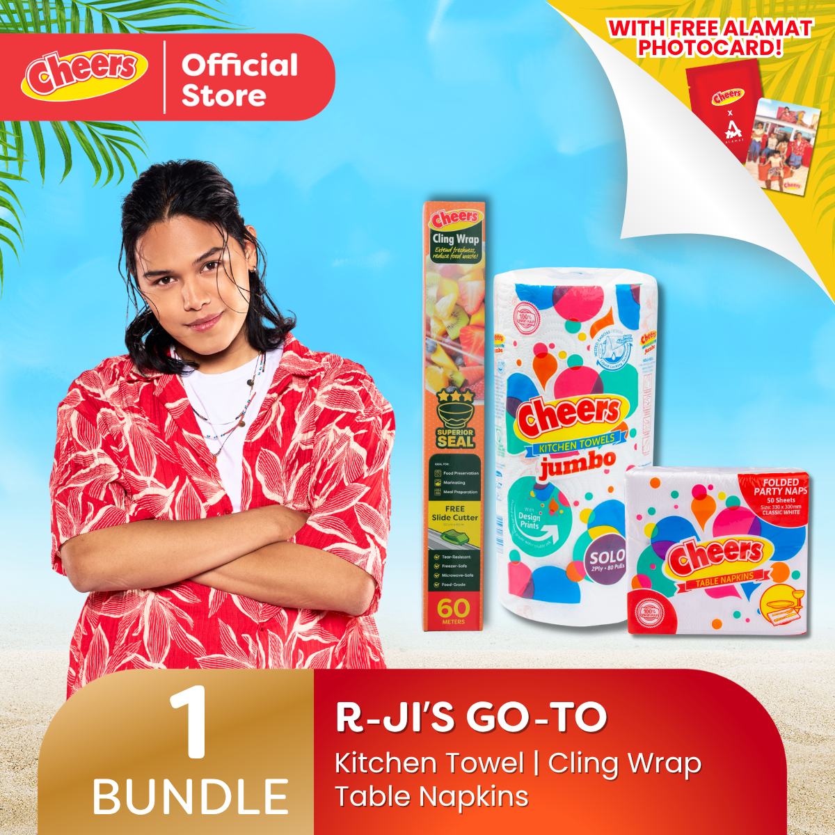 R-JI'S CHEEERS GO-TO 2.0 - with Free Random Alamat Photocard