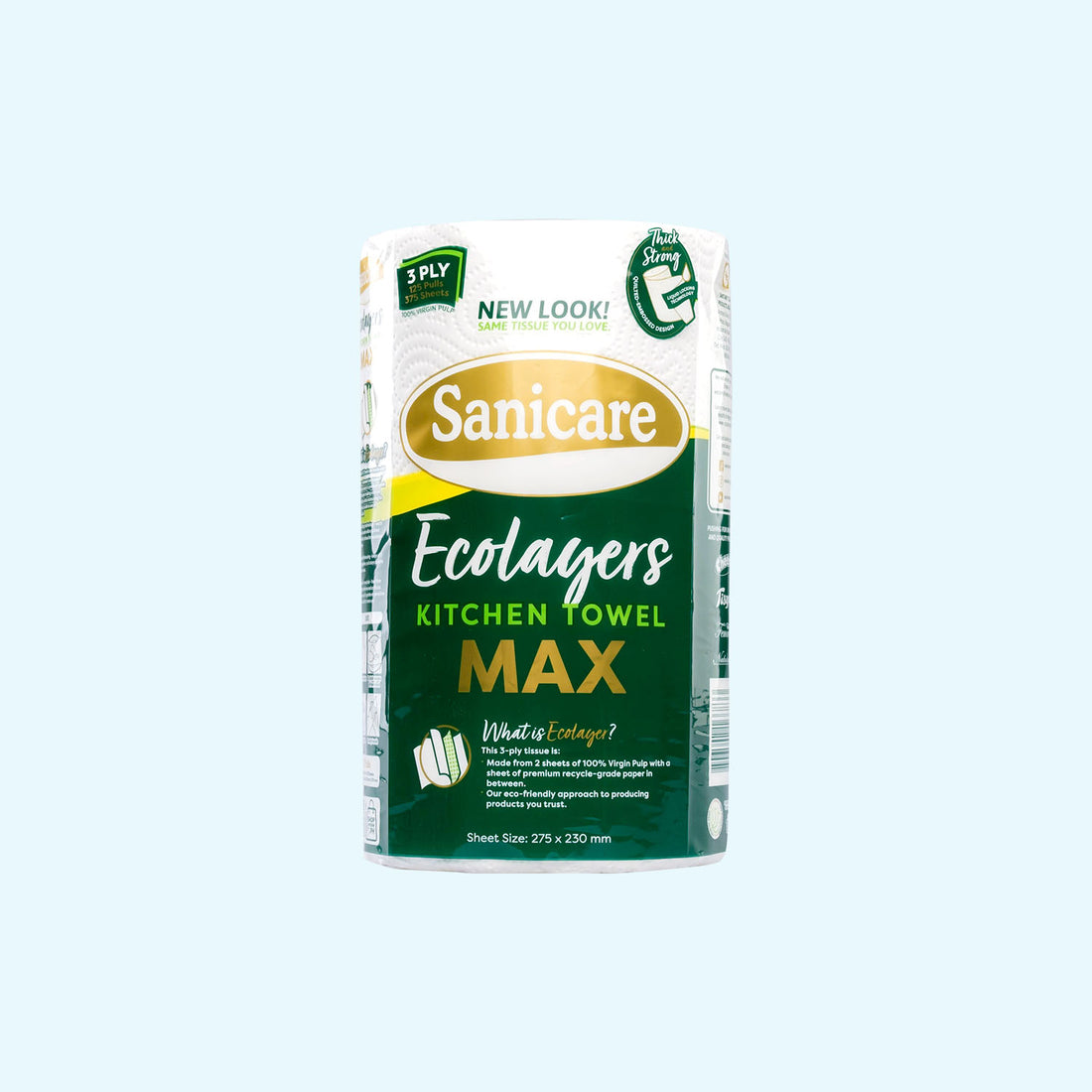 Sanicare Ecolayers Kitchen Towel Max  (1 Roll)