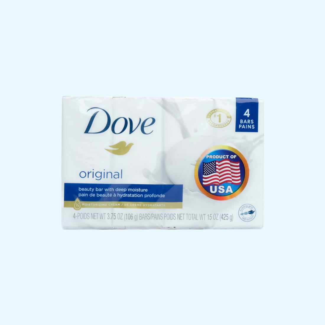 Dove Bar White 3.75 oz. (Pack of 4)