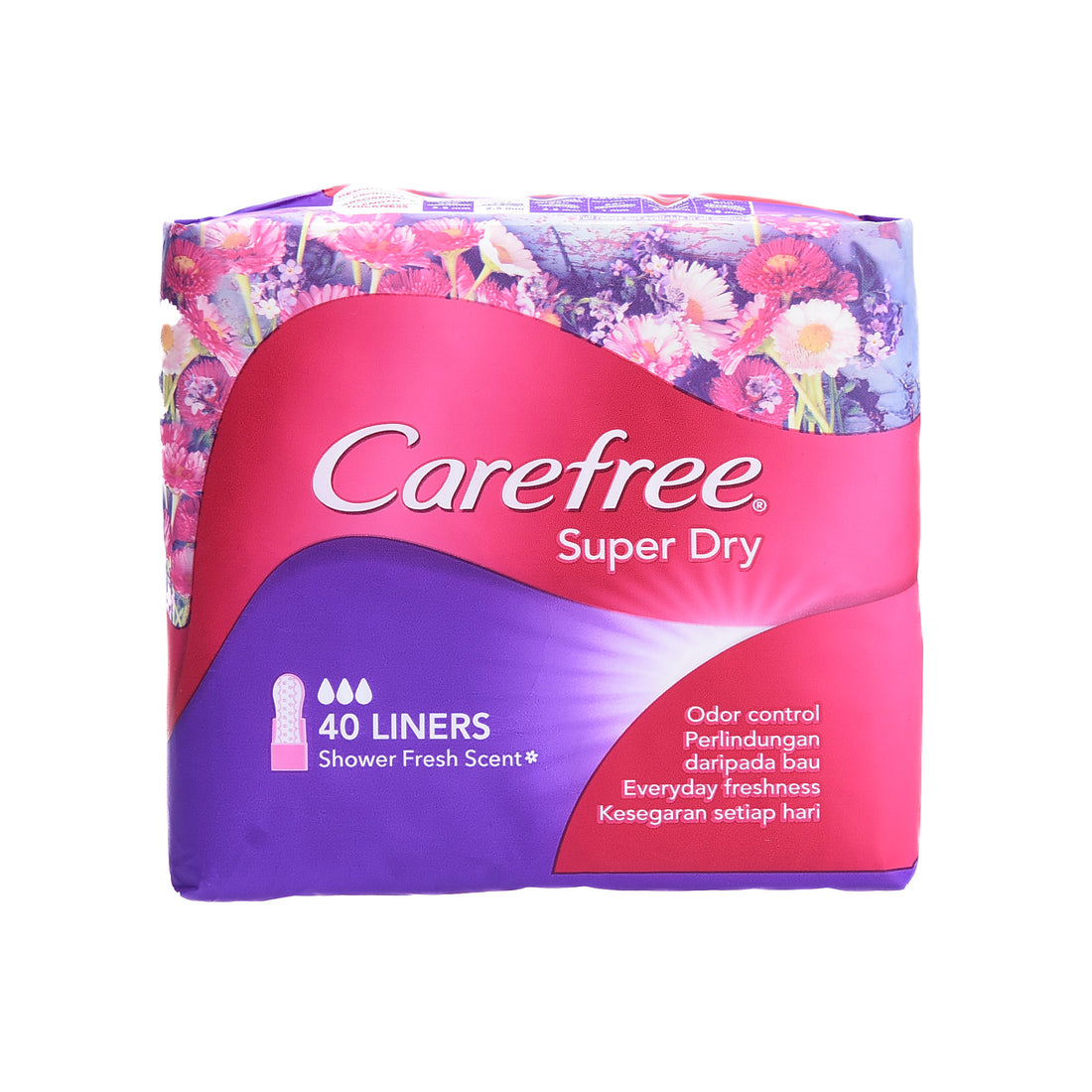 Carefree Super Dry Panty Liner 40s