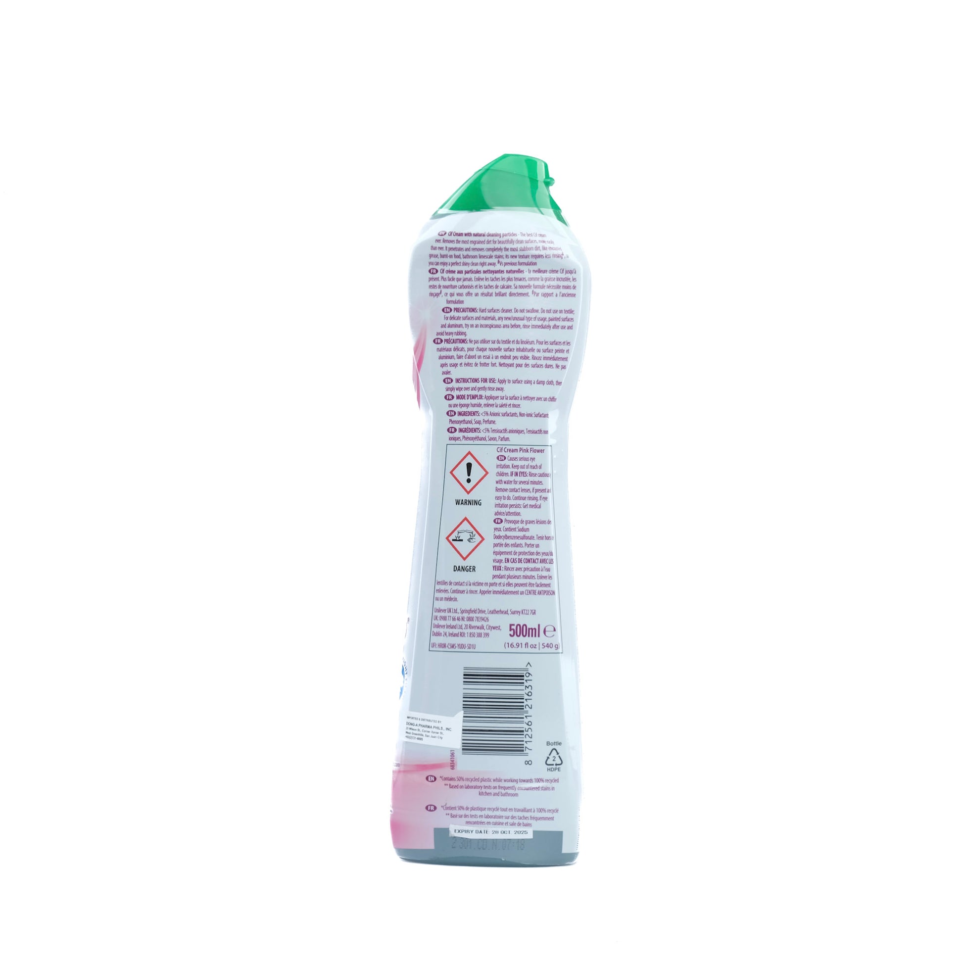 Cif Multi-Purpose Cream Cleaner Pink Tuberose 500 ml