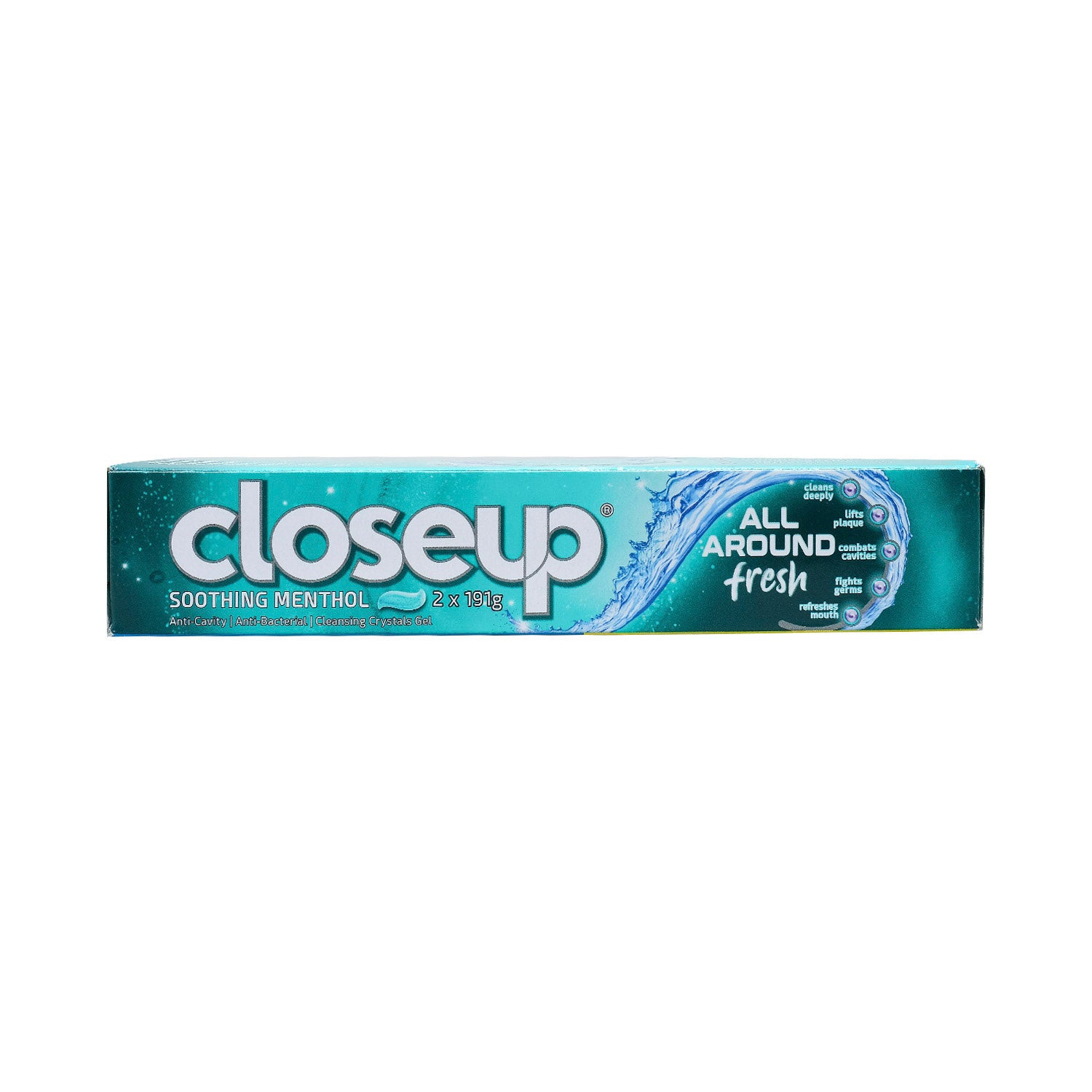 Closeup All Around Fresh Gel Toothpaste Soothing Menthol 191g (Twin Pack)