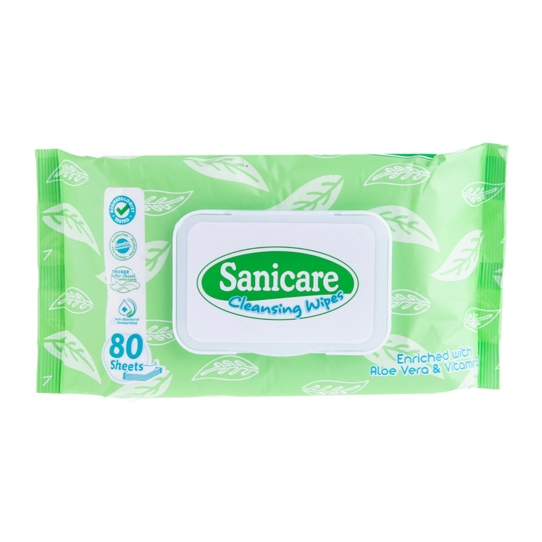 Sanicare Cleansing Wipes 80 Sheets (1 Pack)