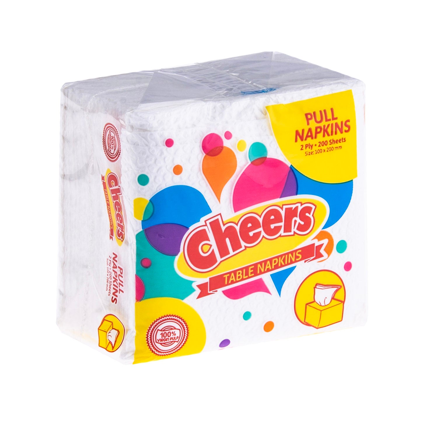 Cheers Pull Napkins 200 Sheets (1 Pack)