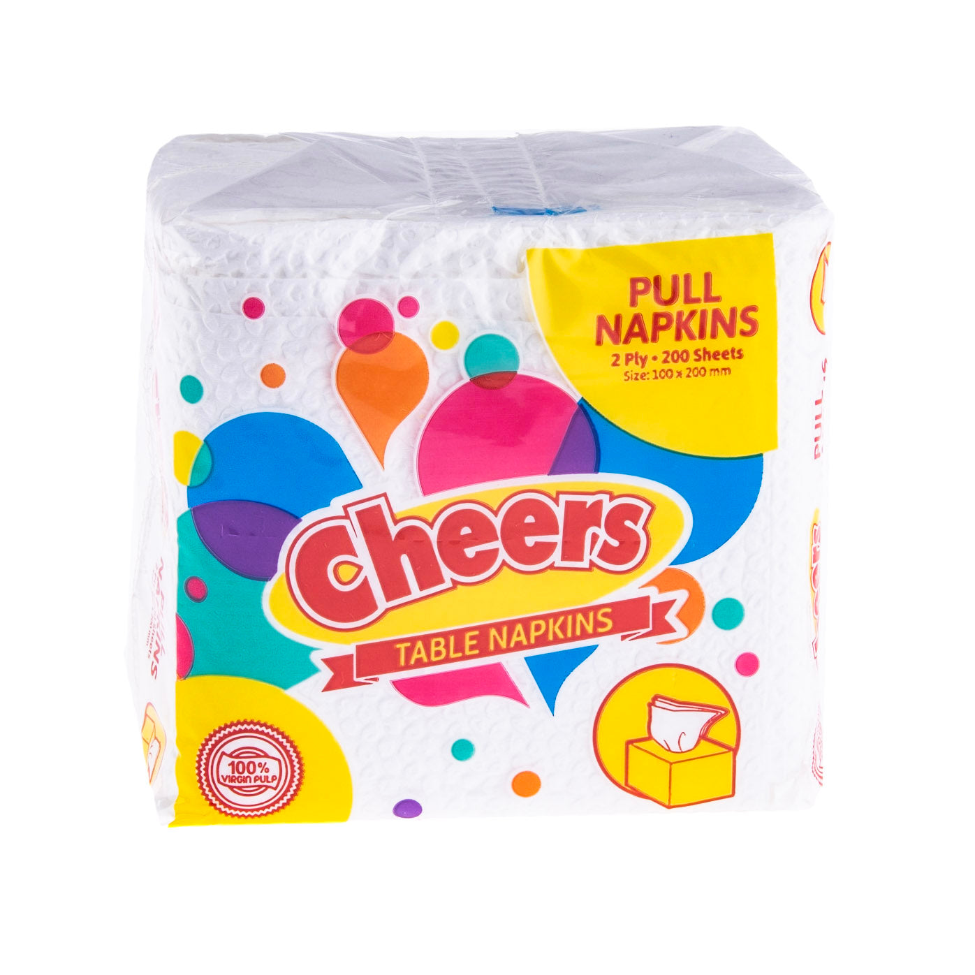 Cheers Pull Napkins 200 Sheets (1 Pack)