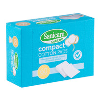 Sanicare Compact Cotton Pads (1 Box)