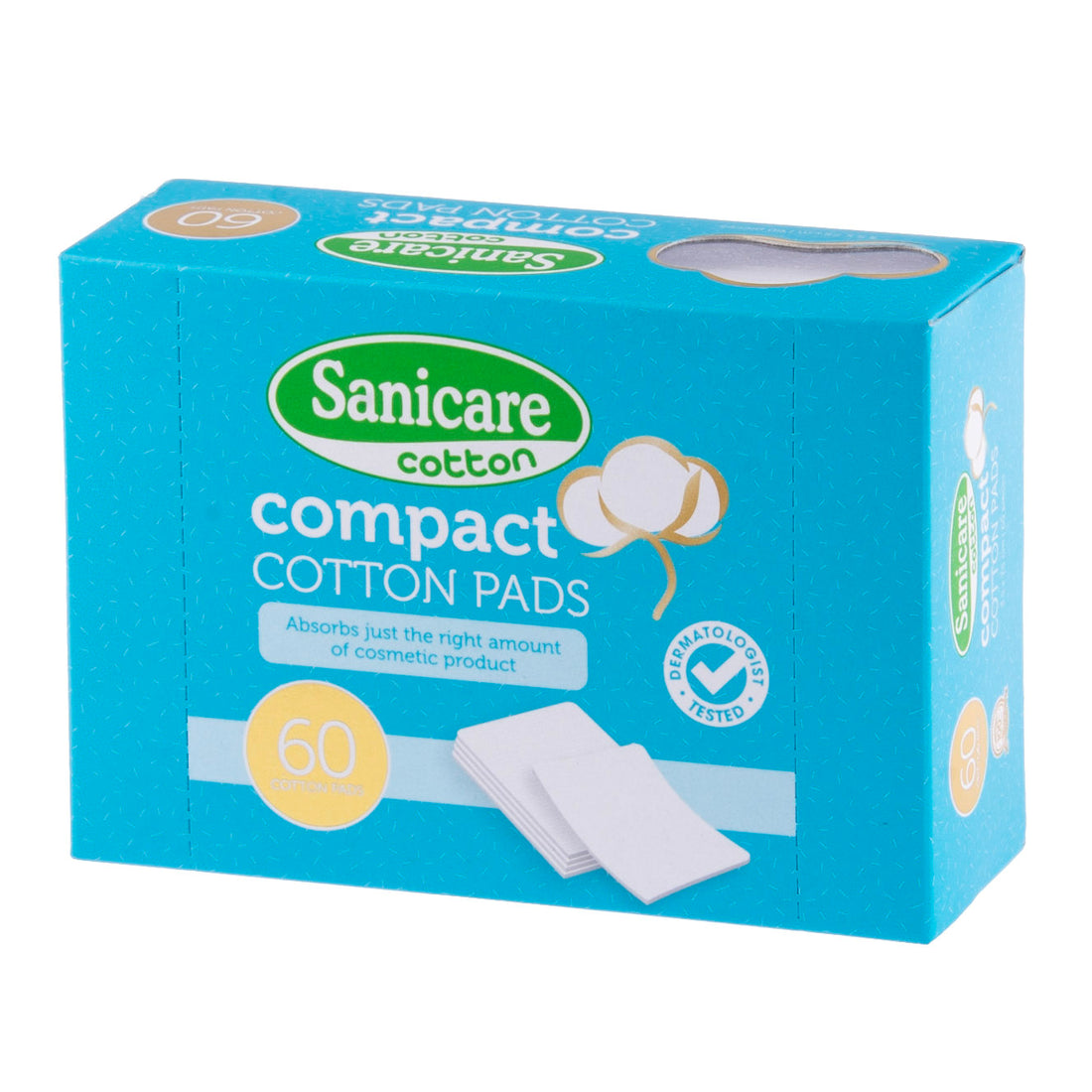 Sanicare Compact Cotton Pads (1 Box)