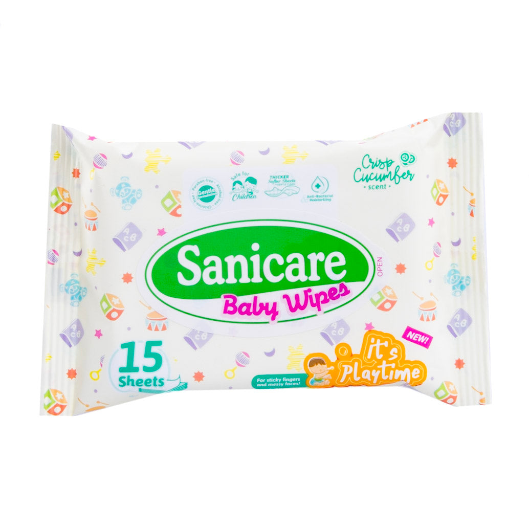 Sanicare It's Playtime Wipes 15 Sheets (1 Pack)