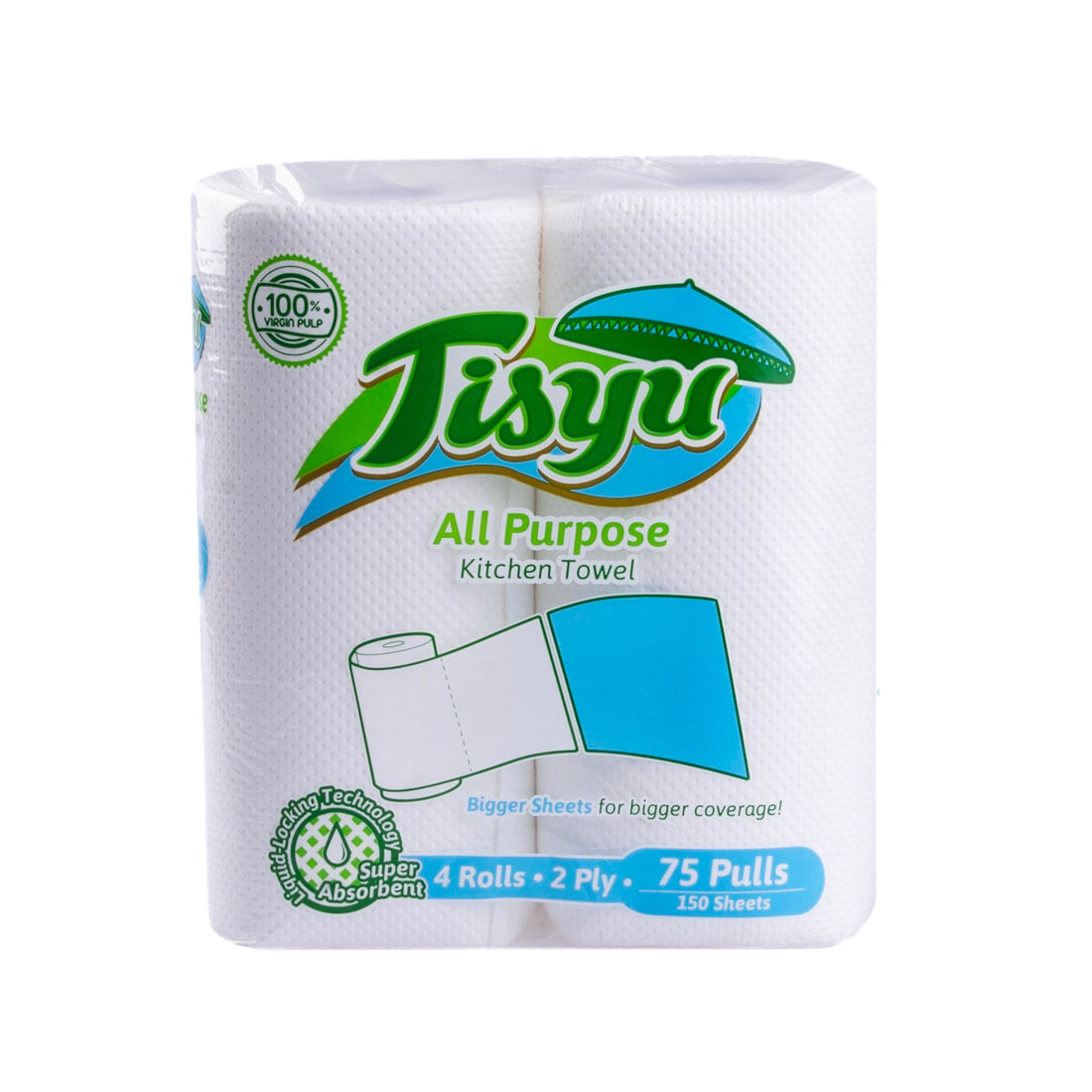 Tisyu All-Purpose Kitchen Towel (4 Rolls)