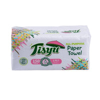 Tisyu Interfolded Paper Towels - 150 Pulls (1 Pack)