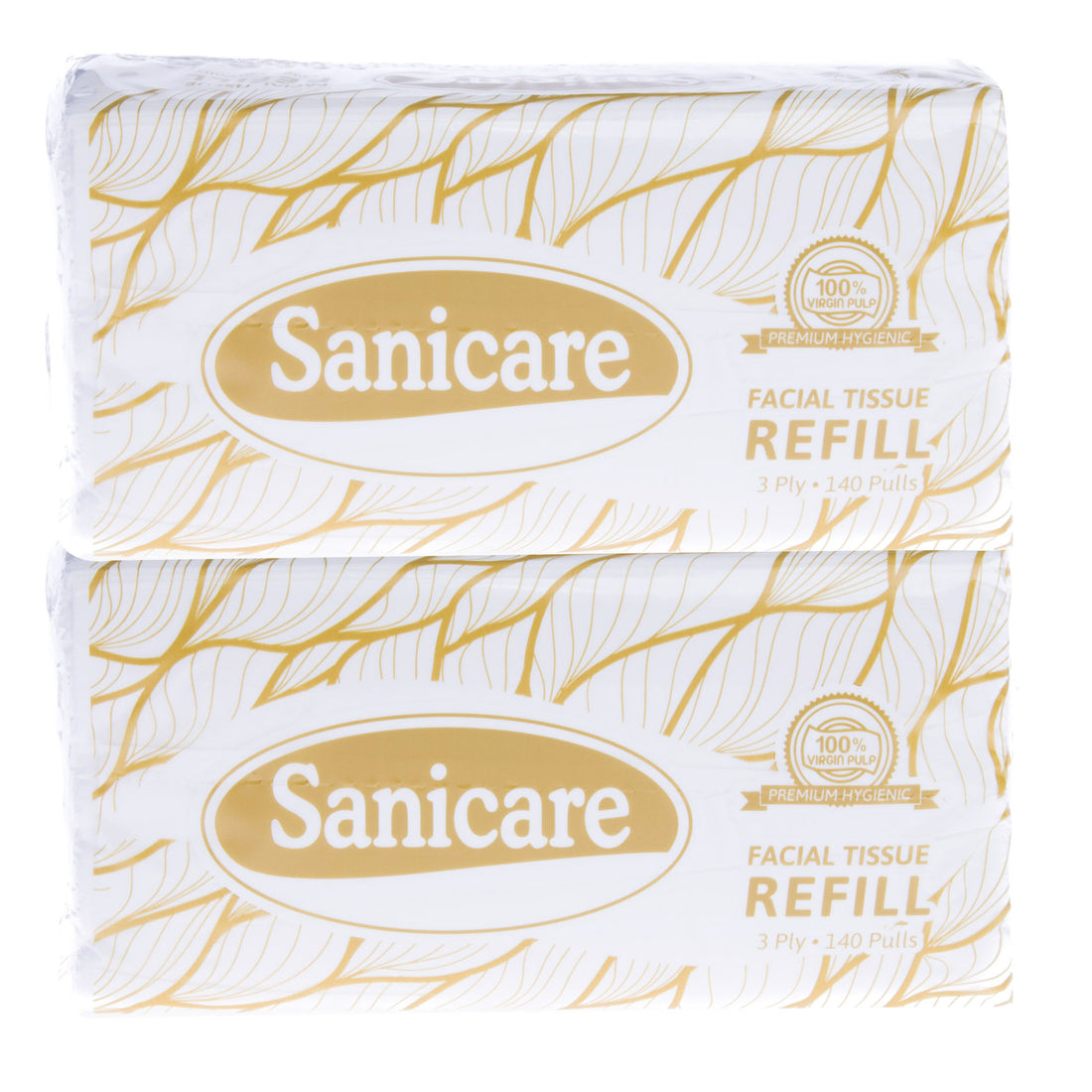 Sanicare Econo Box Facial Tissue Refills  (Twin Pack)