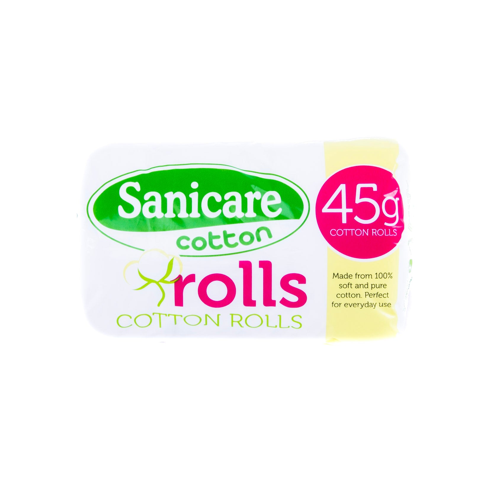 Sanicare Cotton Rolls 45g (Pack of 3)