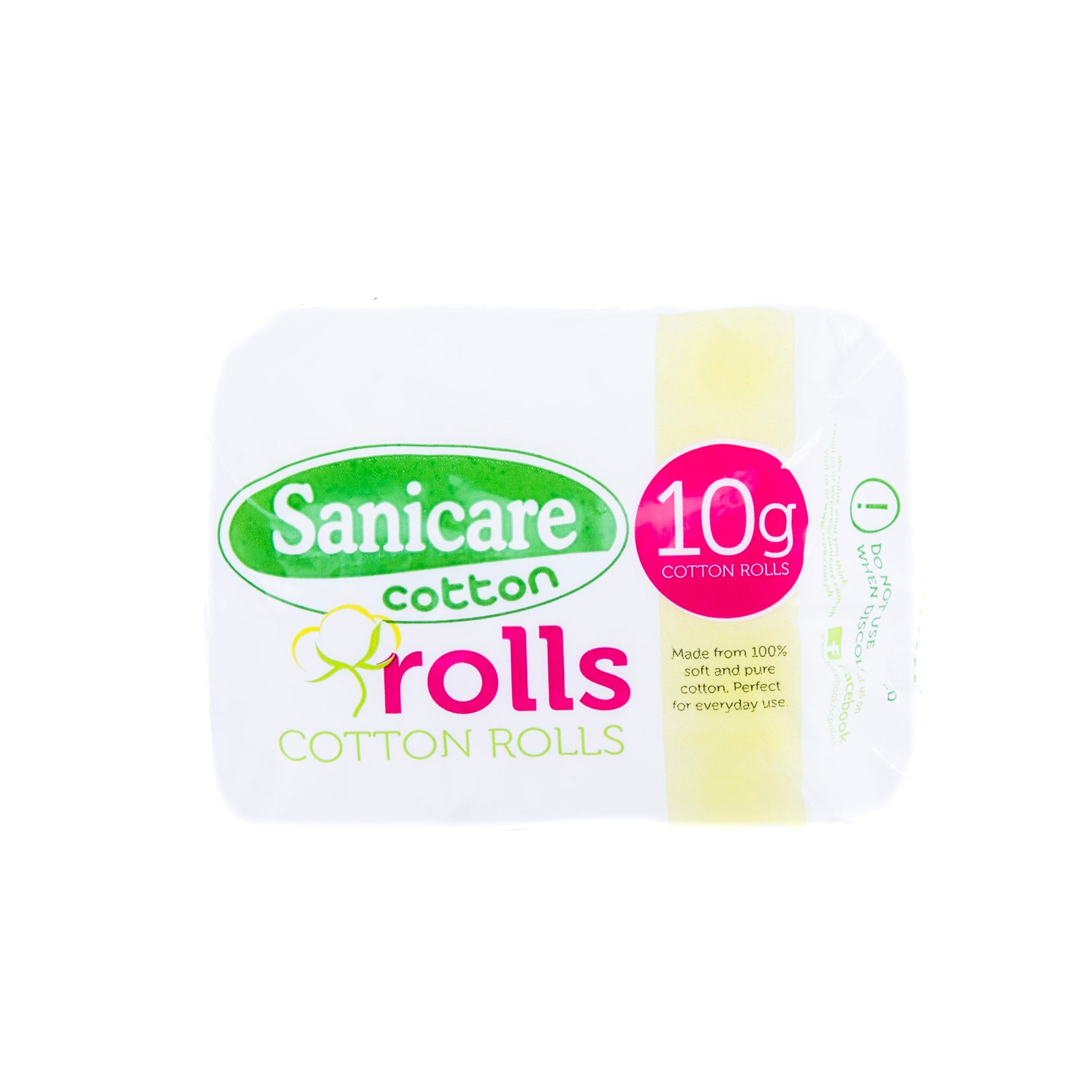 Sanicare Cotton Rolls 10g (Pack of 2)