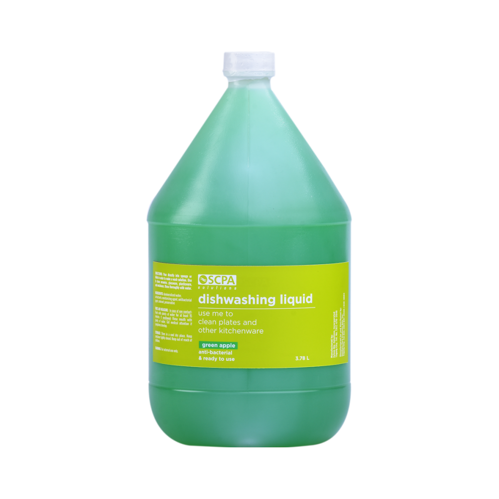 SCPA Solutions Dishwashing Liquid - Apple Scent (1 Gallon)