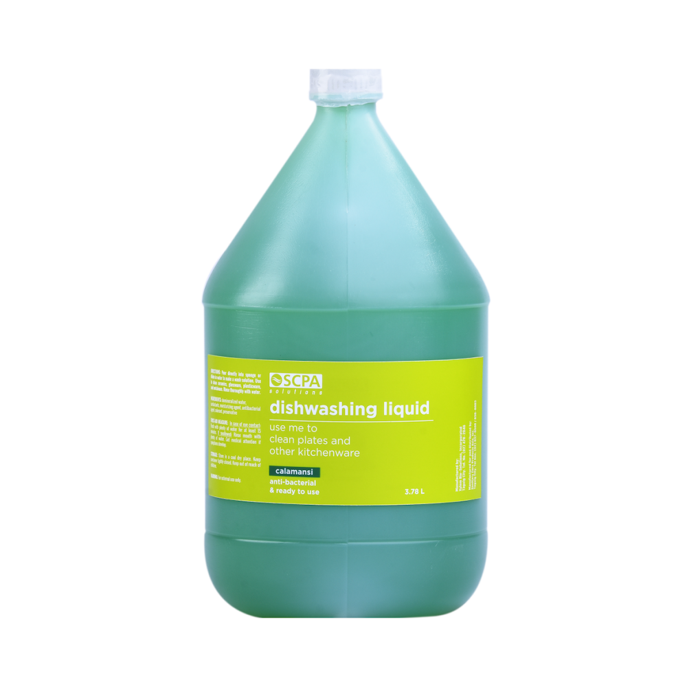 SCPA Solutions Dishwashing Liquid - Calamansi Scent (1 Gallon)