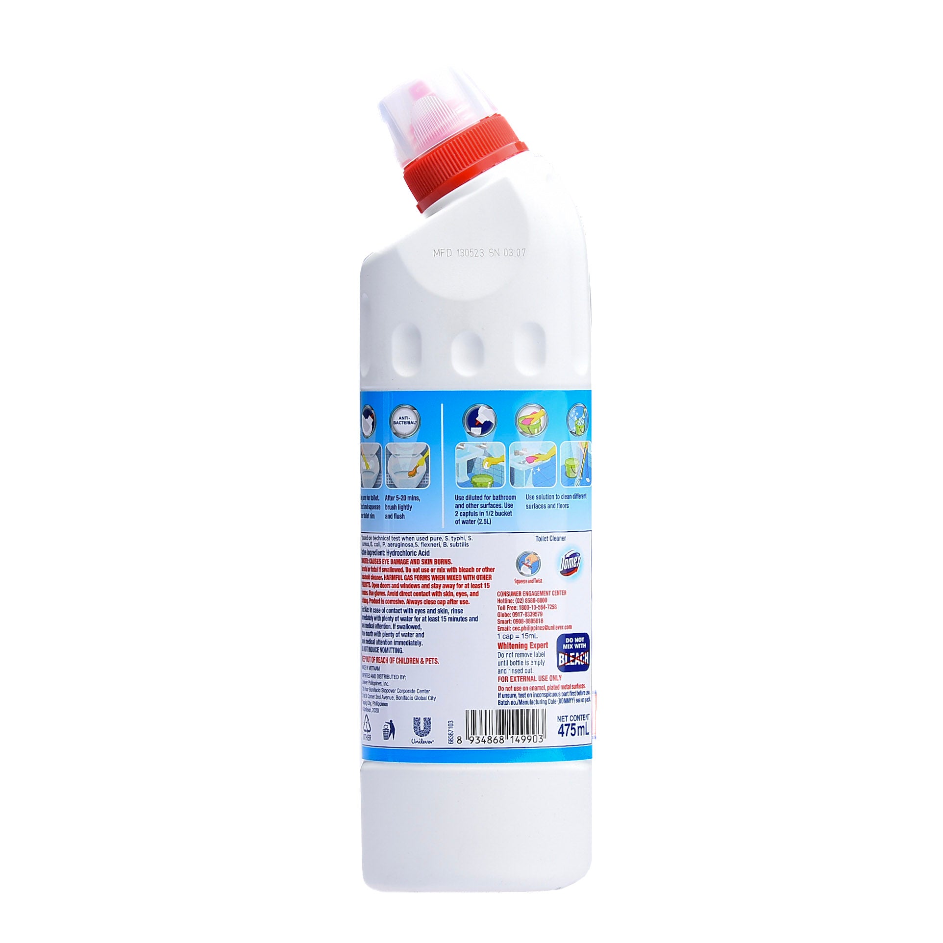 Domex Limescale Cleaner White Fresh 475ml