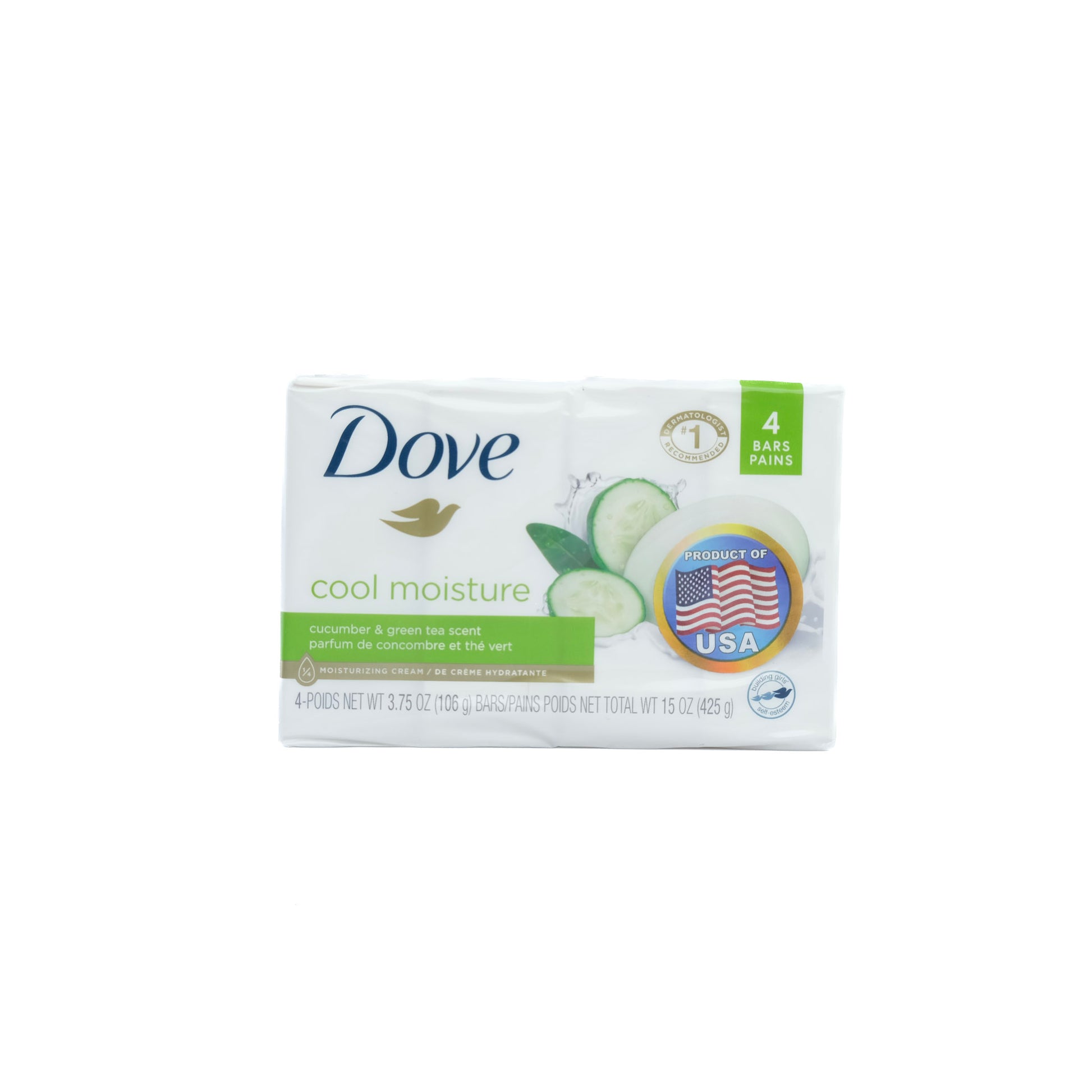 Dove Bar Go Fresh Cool Moisture 3.75 oz. (Pack of 4)