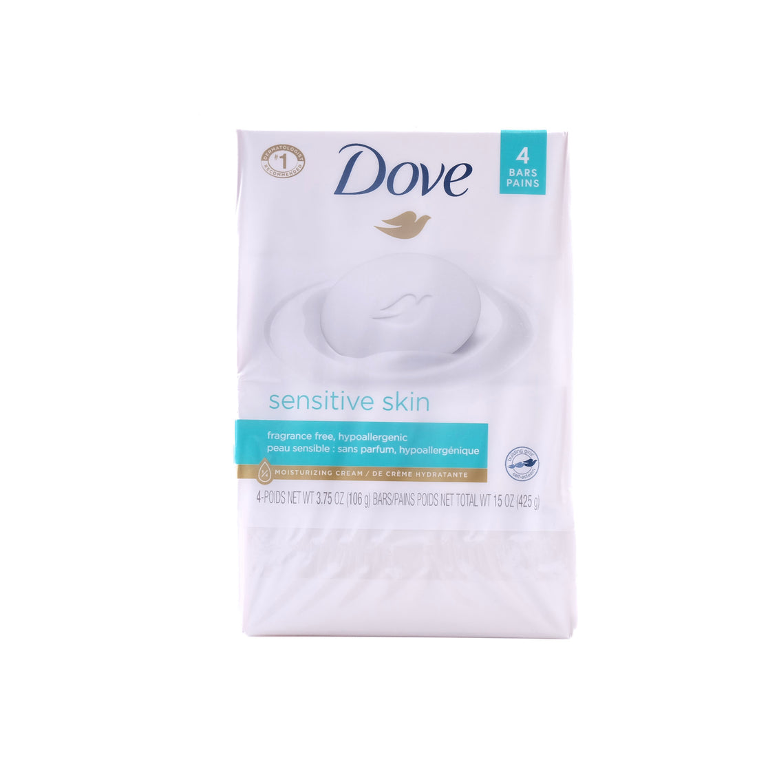 Dove Bar Sensitive Skin 3.75 oz. (Pack of 4)