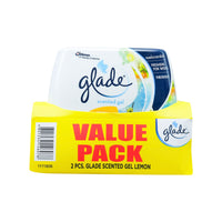 Glade Scented Gel - Lemon Twin 180g (Pack of 2)