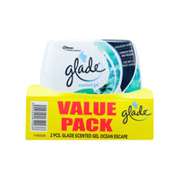 Glade Scented Gel - Ocean Escape Twin 180g (Pack of 2)