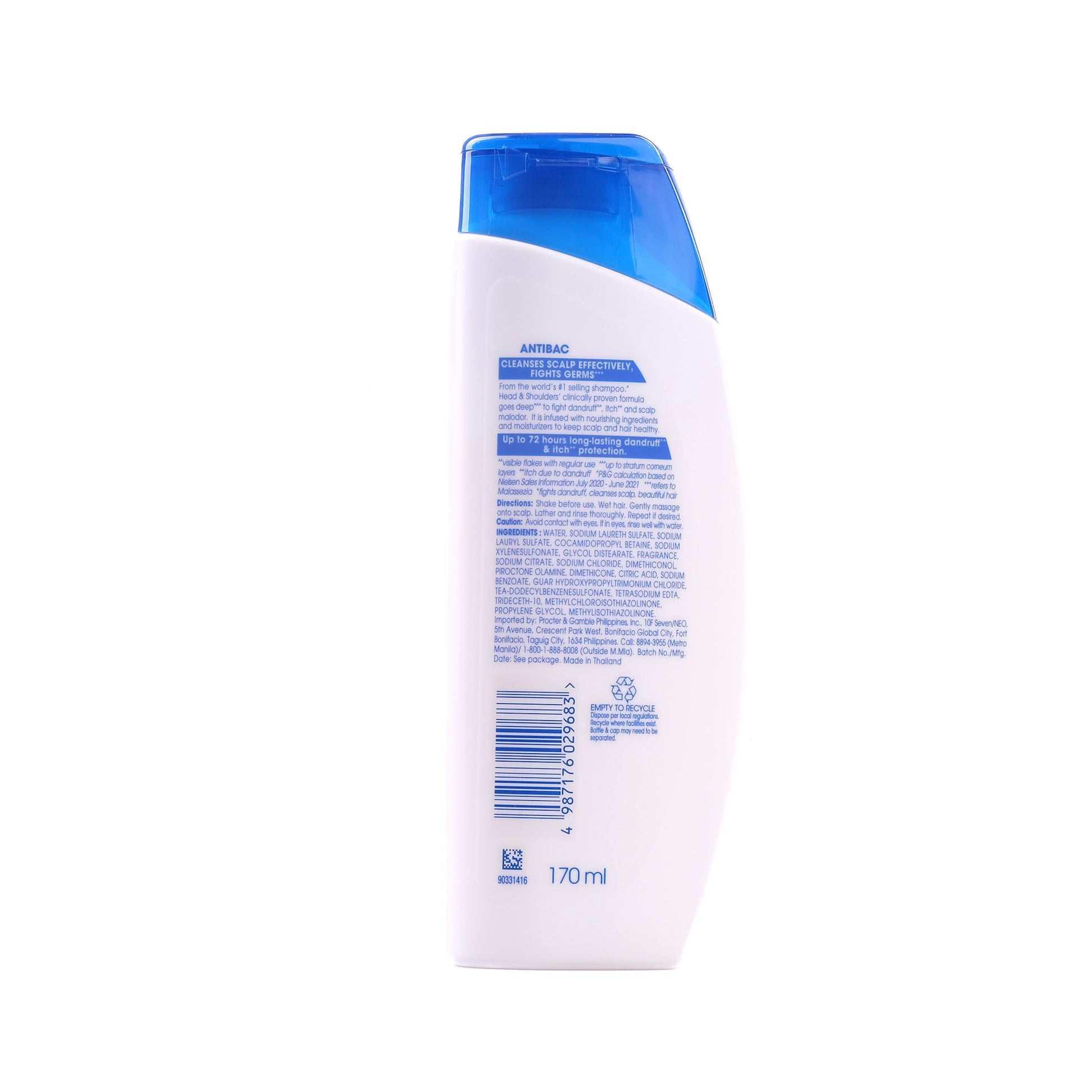 Head & Shoulders Antibac Anti Dandruff Shampoo 170ml