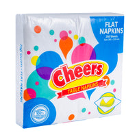 Cheers Flat Napkins 200 Sheets (1 Pack)