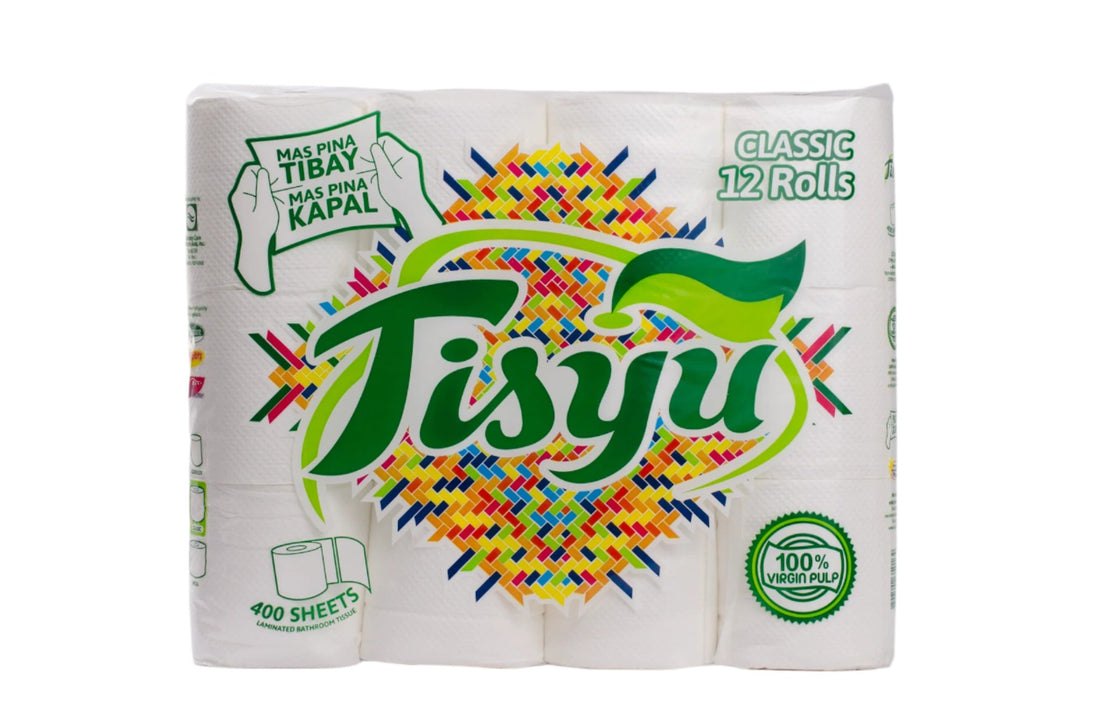 Tisyu Classic 2 Ply Bathroom Tissue (12 Rolls)