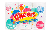 Cheers Regular Kitchen Towel (6 Rolls)