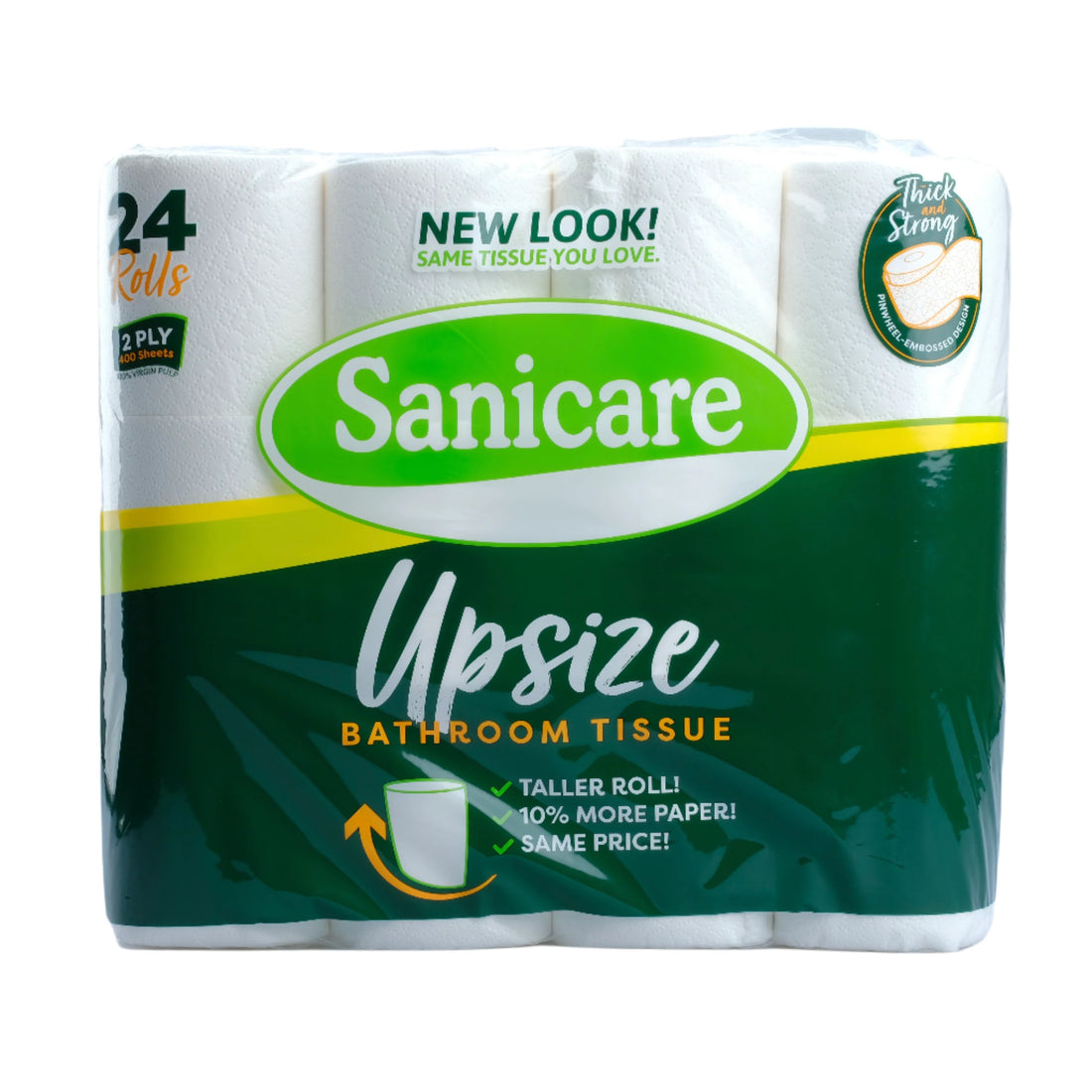 Sanicare Upsize 2 Ply Bathroom Tissue (24 Rolls)