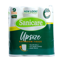 Sanicare Upsize Bathroom Tissue (9 Rolls)