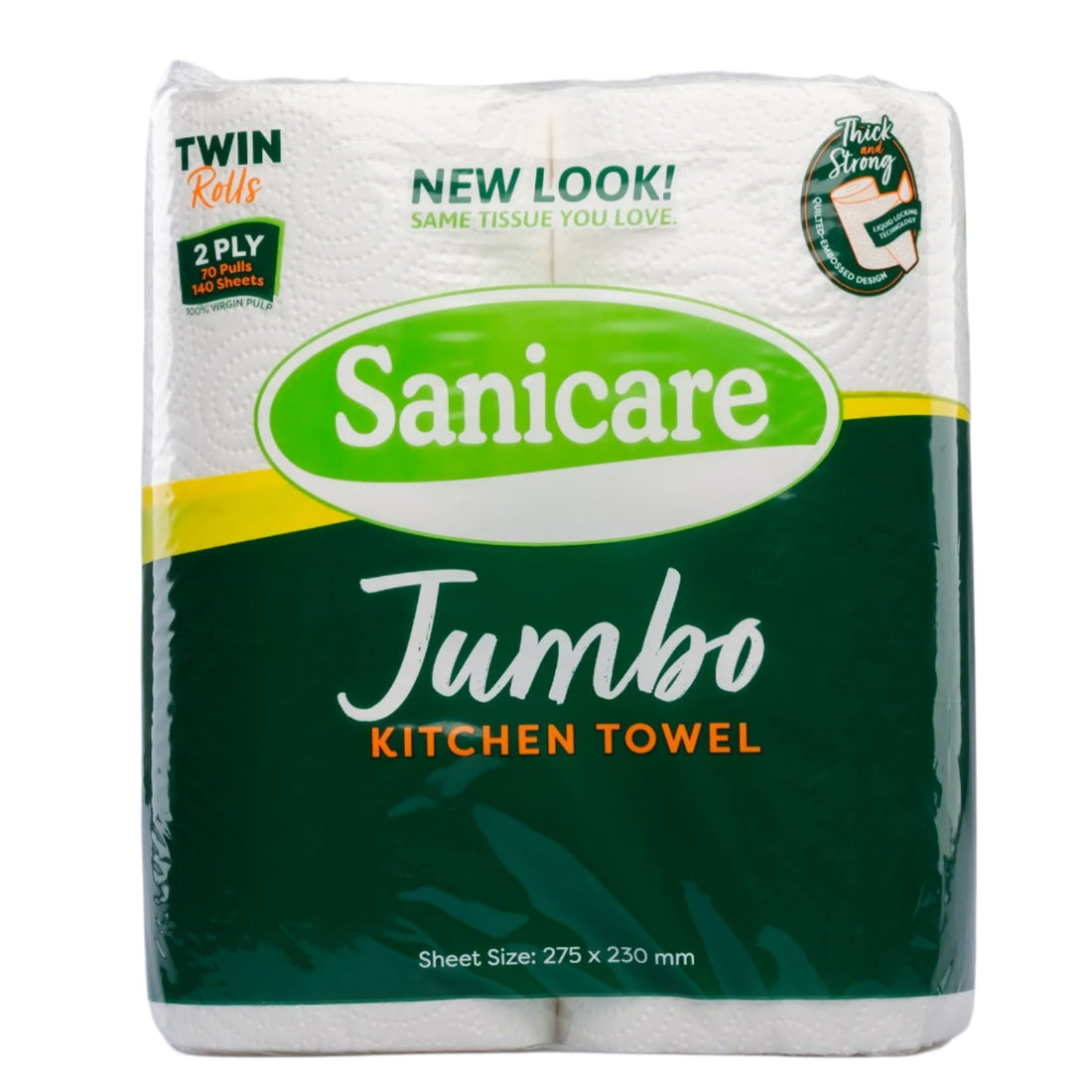 Sanicare Jumbo Kitchen Towel (Twin Rolls)