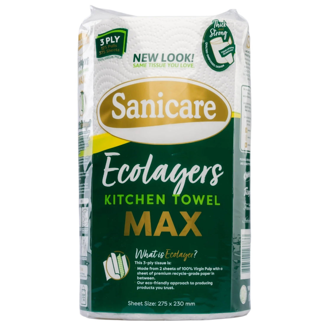 Sanicare Ecolayers Kitchen Towel Max  (1 Roll)