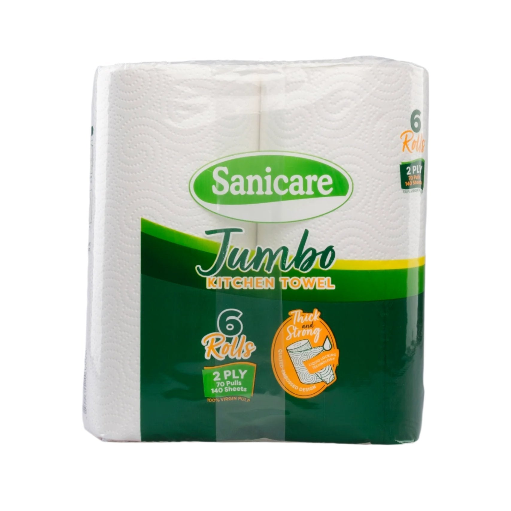 Sanicare Jumbo Kitchen Towel (6 Rolls)