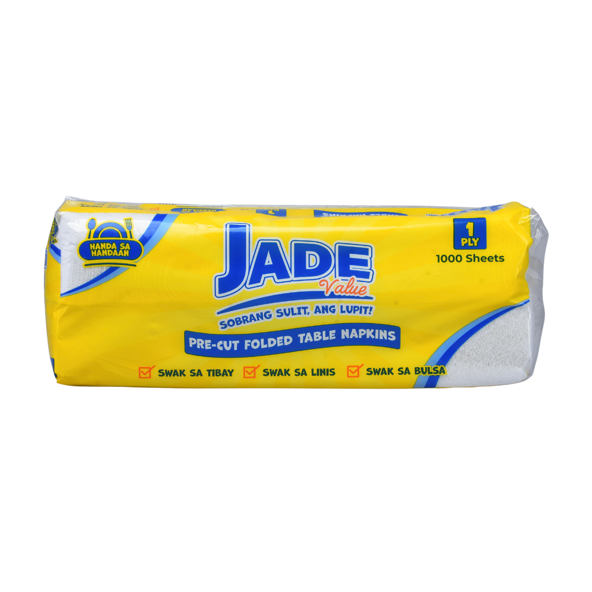 Jade Value Table Napkin Pre-Cut Folded 1000-sheets