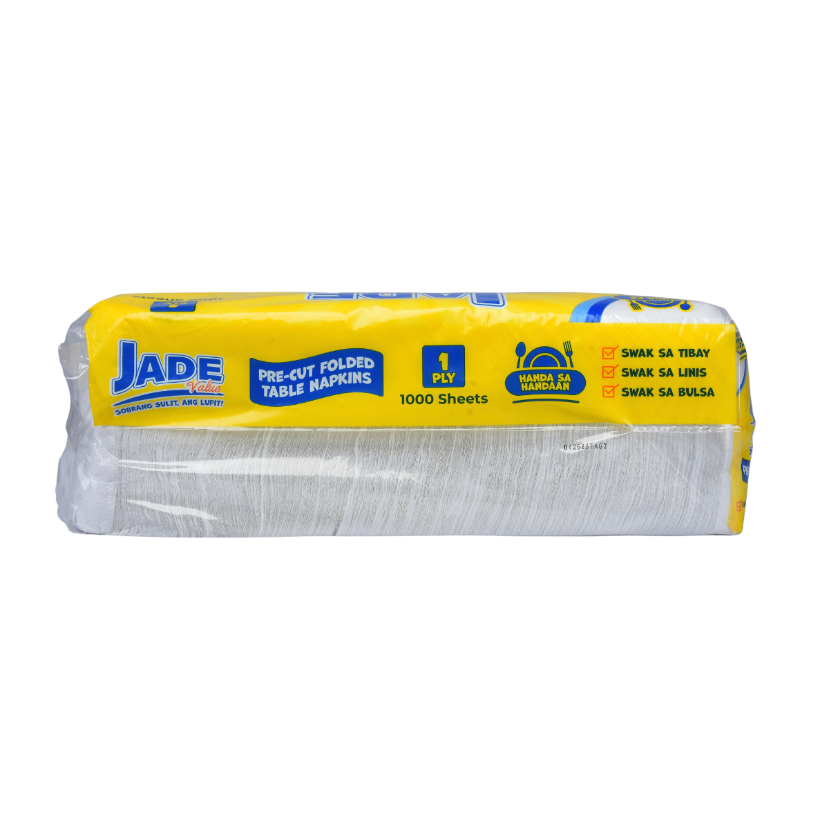 Jade Value Table Napkin Pre-Cut Folded 1000-sheets