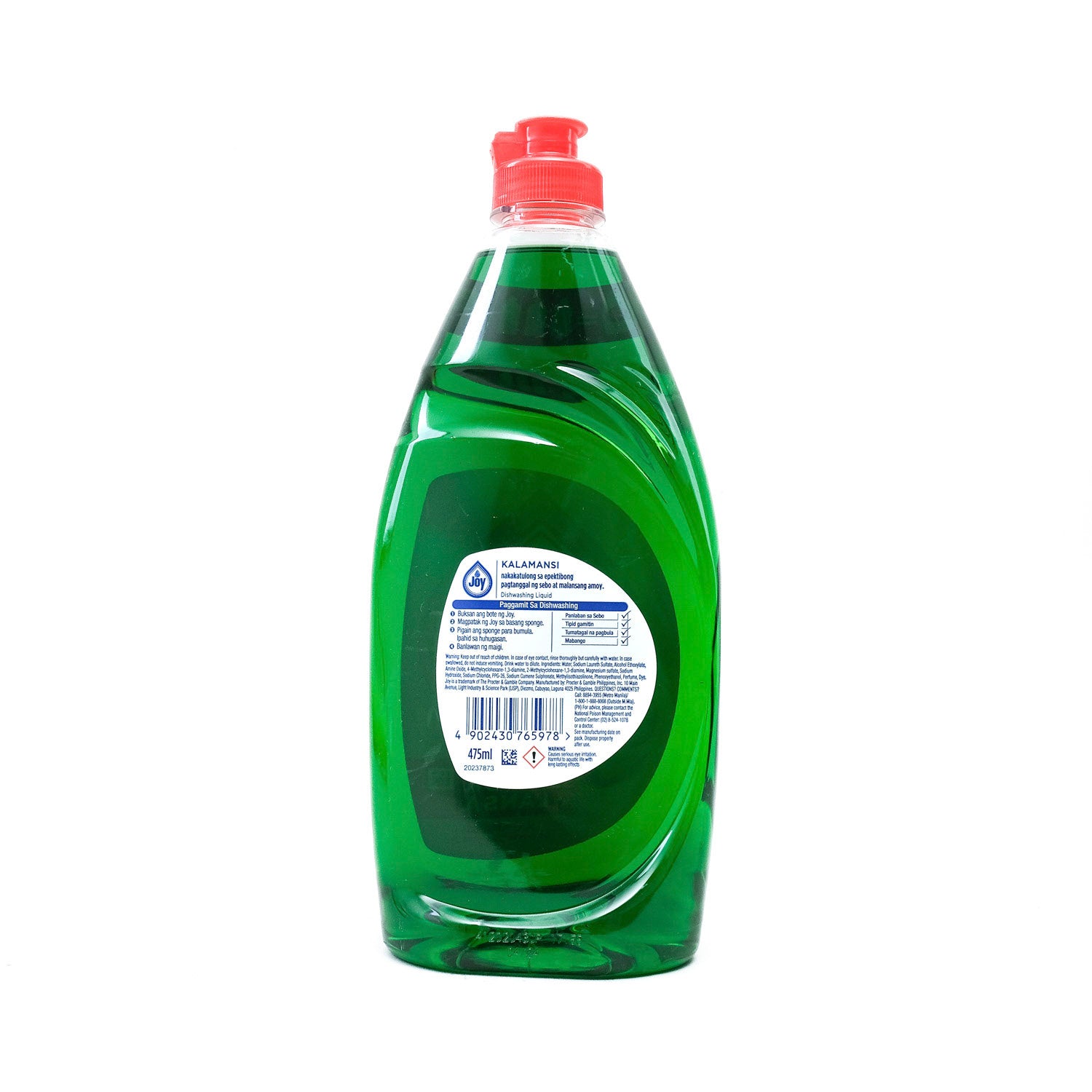 Joy Dishwashing Liquid Kalamansi 475ml