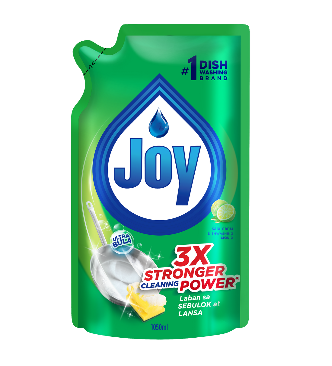 Joy Dishwashing Liquid Kalamansi 1050ml Refill