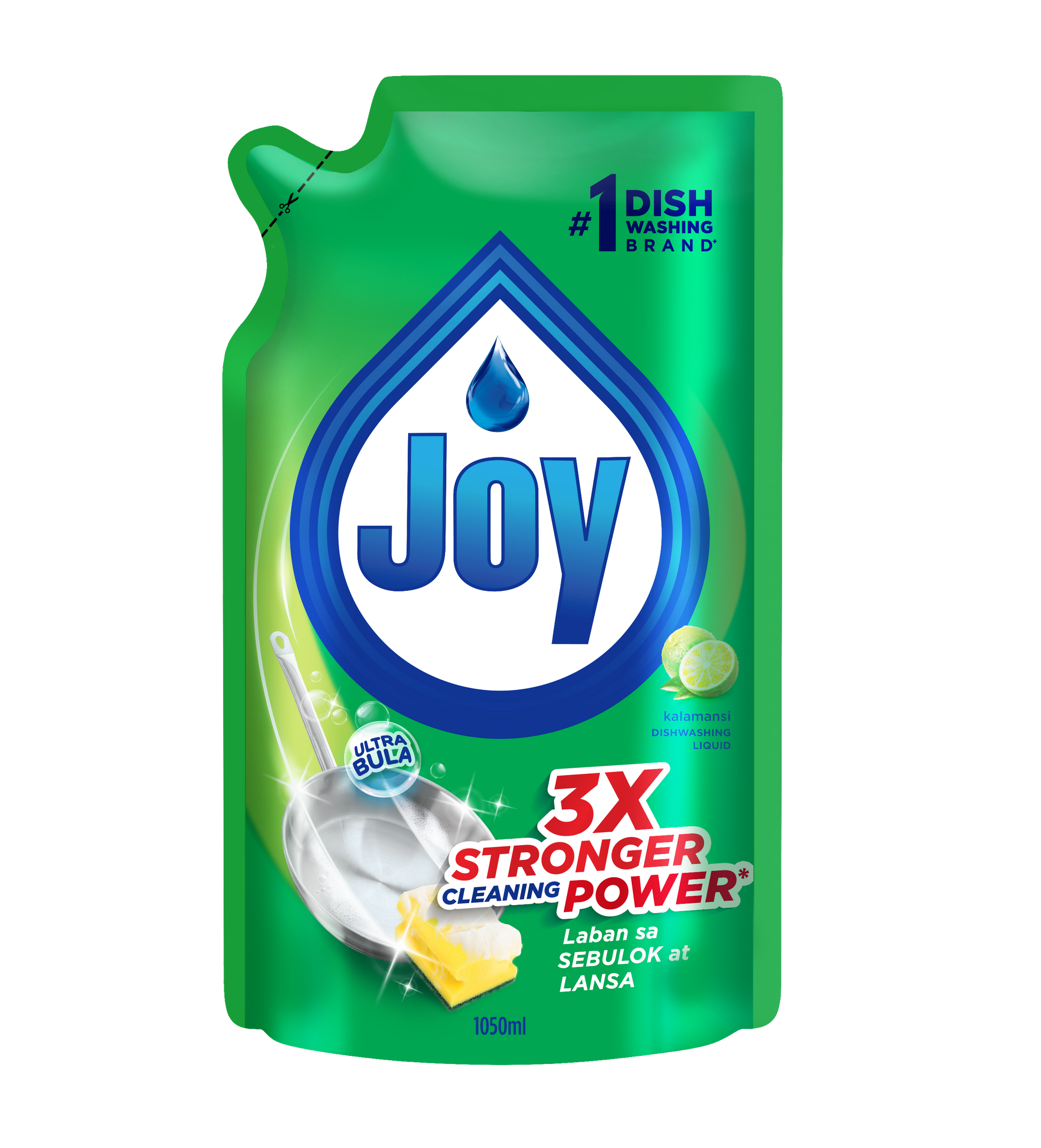 Joy Dishwashing Liquid Kalamansi 1050ml Refill