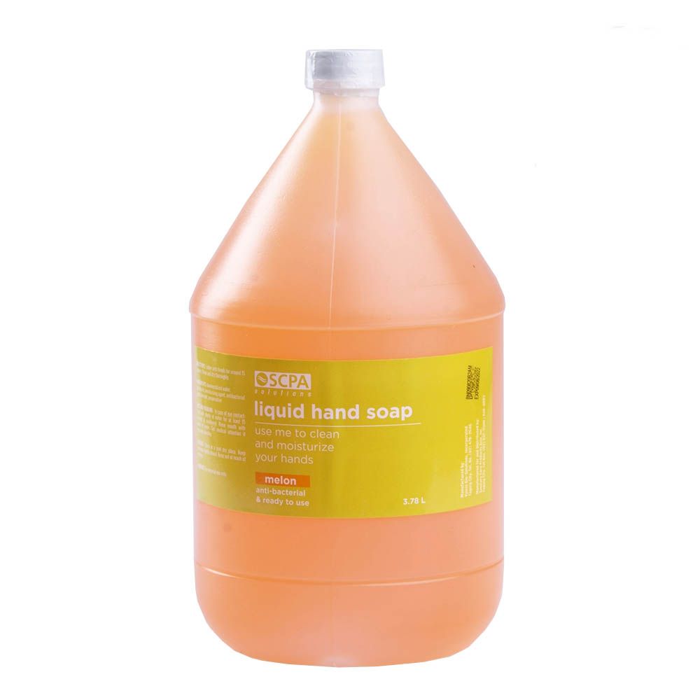 SCPA Solutions Liquid Hand Soap - Melon Scent (1 Gallon)