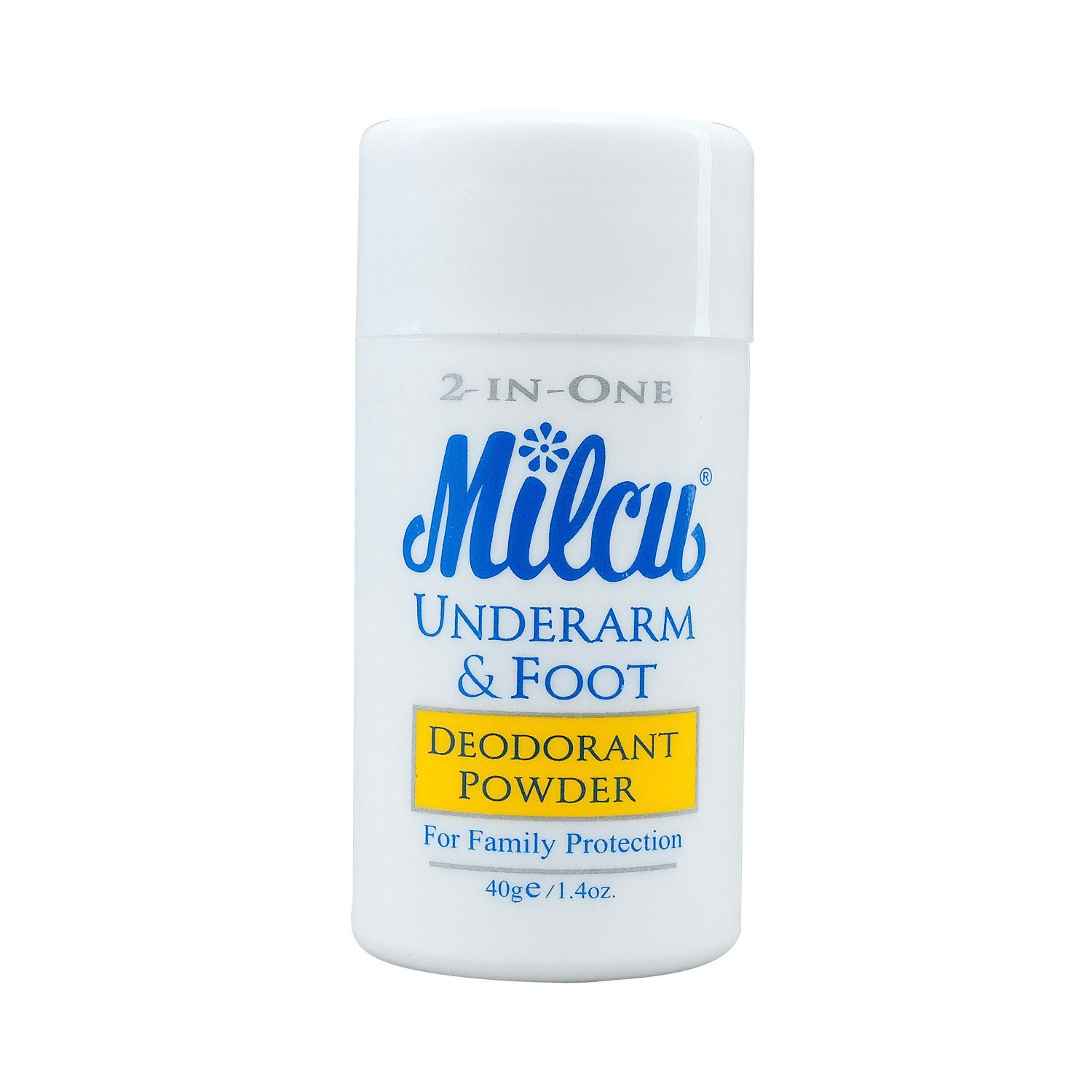 Milcu Underarm & Foot Deodorant Powder 40G