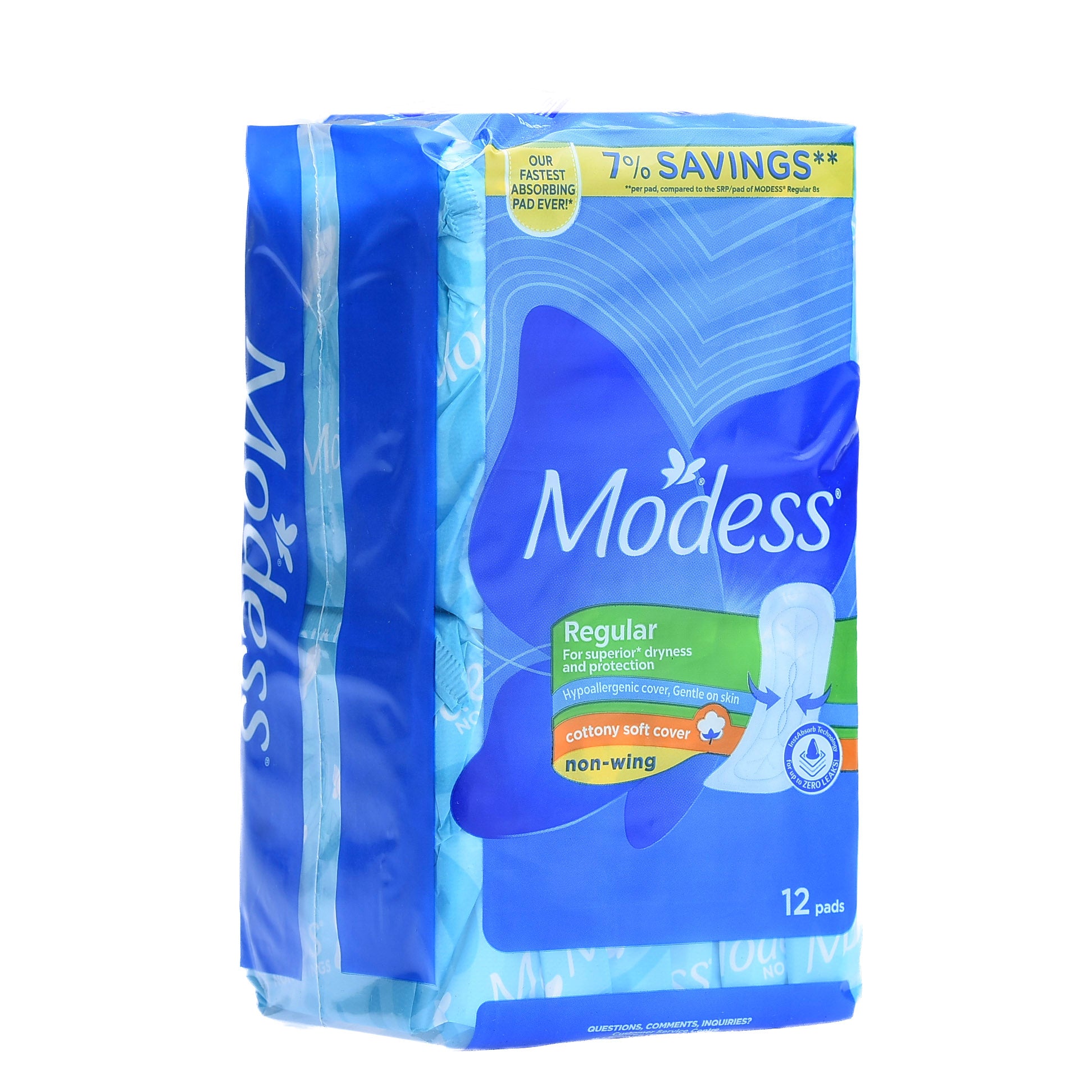 Modess Cottony Maxi Non Wings Napkin 12s