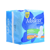 Modess Cottony Soft Ultra Thin Wing Napkin 10s